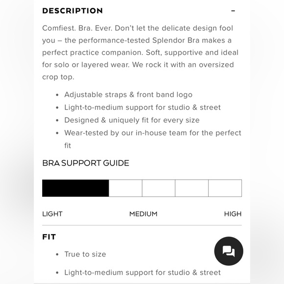 NWT Alo Splendor Bra in Black Adjustable Straps Size M - Picture 3 of 11